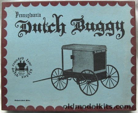 Country Lane Dutch Supply Pennsylvania Dutch Buggy Amish Family Carriage, 1000 plastic model kit